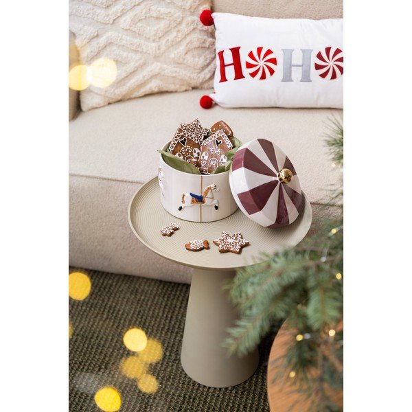 Кадифена декоративна възглавница с коледен мотив 60x30 cm Ho Ho Ho – Catherine Lansfield-image-4