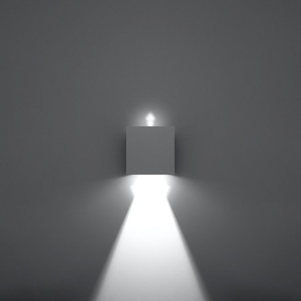 Бяла LED стенна лампа Pinio – Sollux-image-4