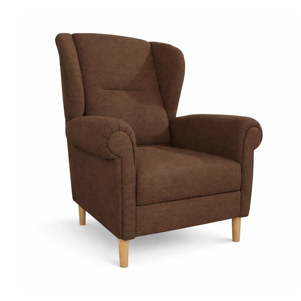 Тъмнокафяво кресло крило Swan – Ropez