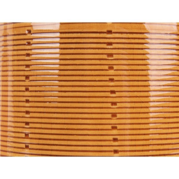 Оранжева керамична ваза Бутилка, височина 14 cm - PT LIVING-image-3
