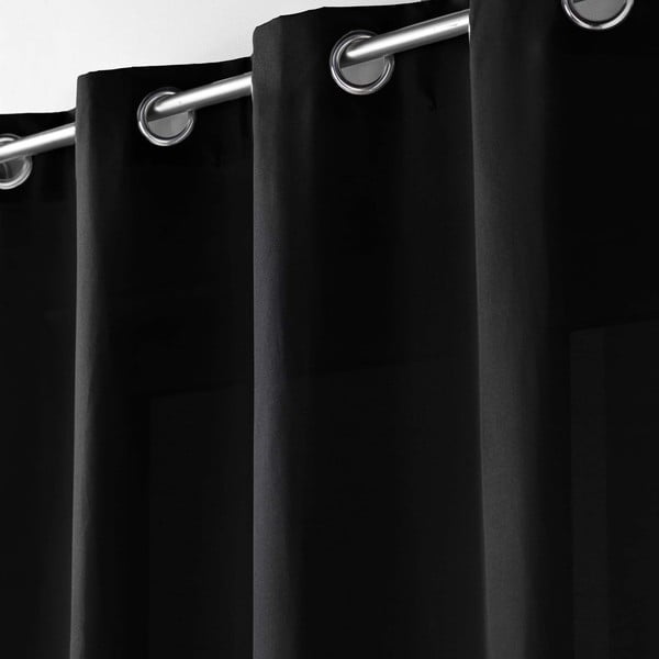 Черна завеса от микрофибър 140x280 cm Absolu – douceur d'intérieur-image-2