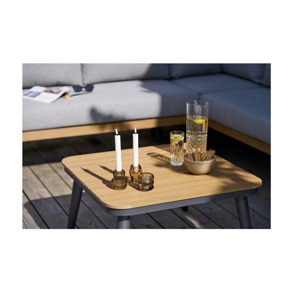 Сив тапициран градински комплект за отдих за 4 души Comillas – House Nordic-image-3