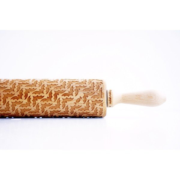 Дървен релефен валяк за тесто Bats - Valek-image-1