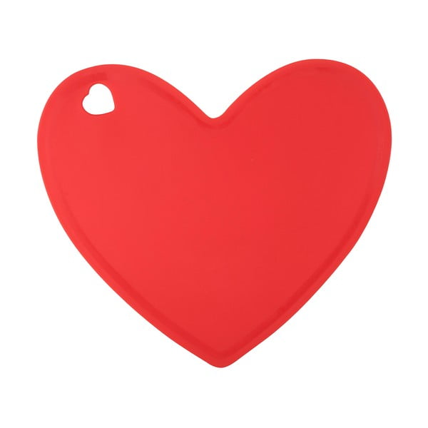 Червена силиконова дъска за рязане във формата на сърце Прекрасно - Tantitoni