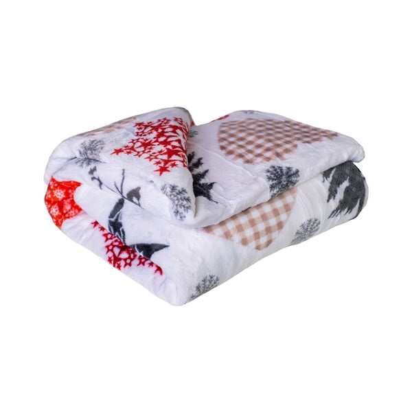 Коледно одеяло от микроплюш 200x150 cm Deer - My House-image-1