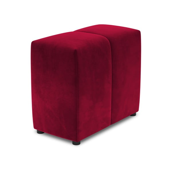 Червен кадифен подлакътник за модулен диван Rome Velvet - Cosmopolitan Design