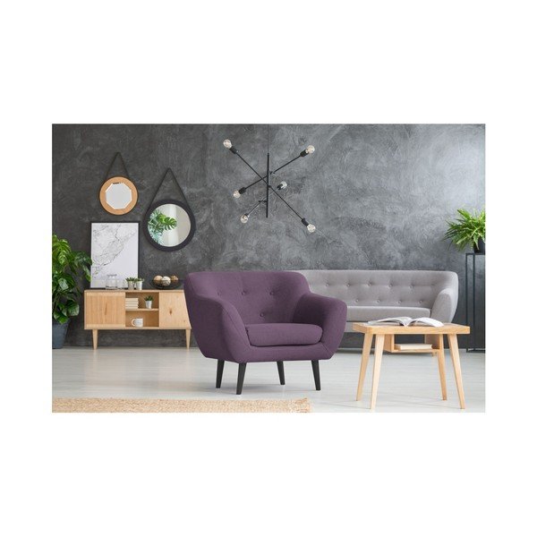Fialové křeslo Mazzini Sofas Piemont-image-4