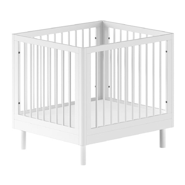 Бяла кошара за игра от масивен бук 95x75 cm Forrest – Vipack