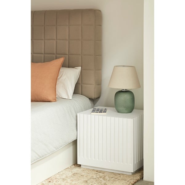 Бяло нощно шкафче Doric - Teulat-image-1