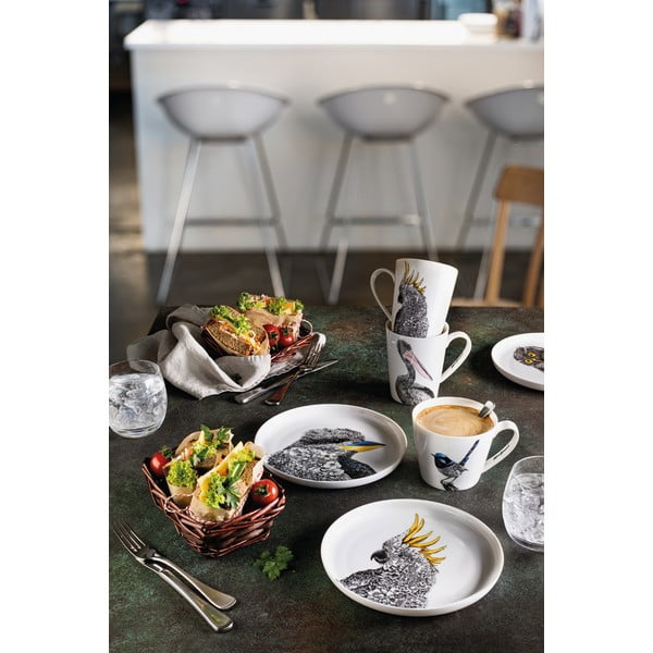 Бяла порцеланова чиния Marini Ferlazzo Сова, ø 20 cm - Maxwell & Williams-image-1