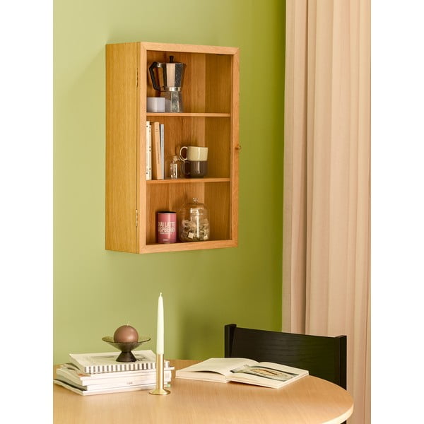 Висяща витрина от декор от дъб в естествен цвят 50x80 cm Panorama – Hübsch-image-3