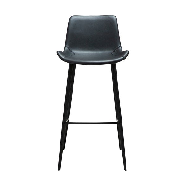Черен бар стол (височина на седалката 74,5 cm) Hype – DAN-FORM Denmark-image-1