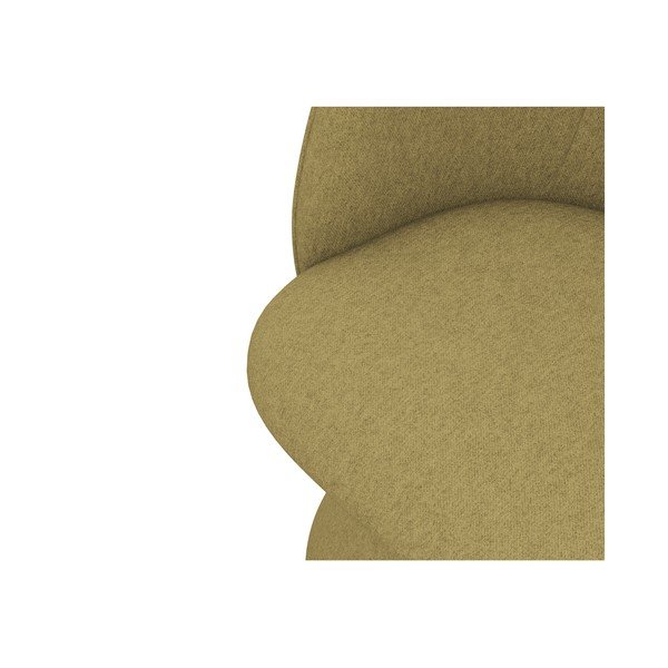 Тапициран трапезен стол в цвят горчица Maia – Makamii-image-4