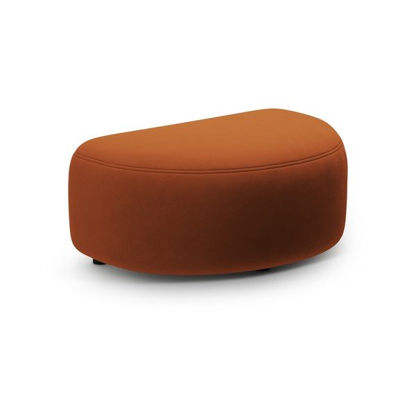 Теракотена кадифена табуретка Kate – Micadoni 