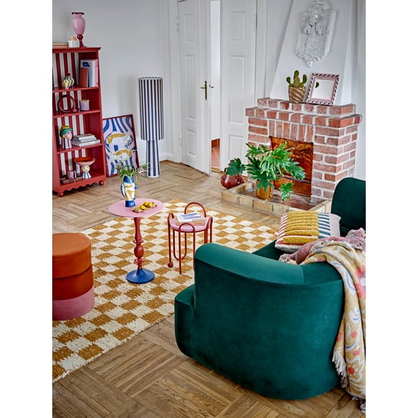 Розова стъклена ваза (височина 34 cm) Frills – Bloomingville-image-1