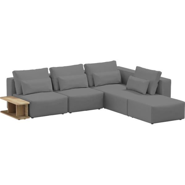 Сив ъглов диван (променлив) Riposo Ottimo – Sit Sit
