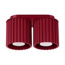 Бордо метален прожектор 10x21 cm Zora – Sollux