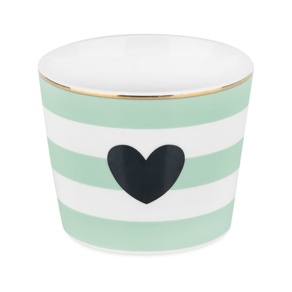 Керамична чаша без дръжка Coffee Mint Heart - Miss Étoile
