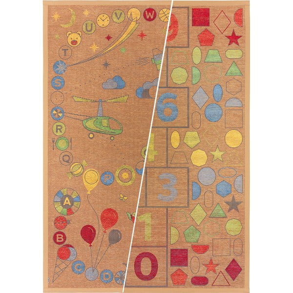 Кафяв двустранен детски килим , 160 x 230 cm Tähemaa - Narma
