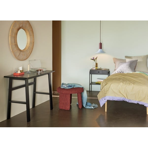 Стенно бамбуково огледало ø 80 cm Charm – Hübsch-image-3