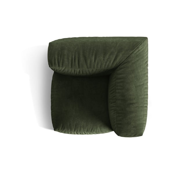 Зелен кадифен модул за диван (променлив) Martina – Micadoni -image-3