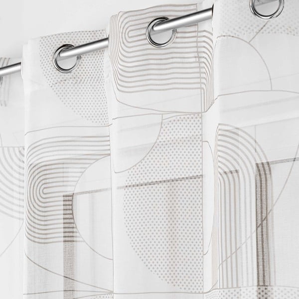 Бяла завеса 140x280 cm Esquisse – douceur d'intérieur-image-1