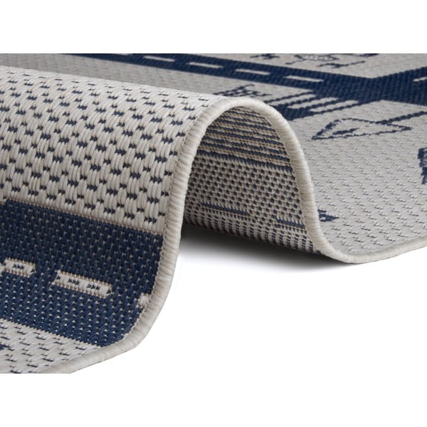 Син бебешки килим Град, 120 x 170 cm - Ragami-image-2