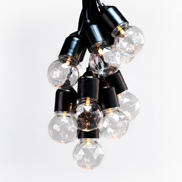 Удължение на LED светлинна верига Indrustrial Bulb, 10 светлини, дължина 3 м - DecoKing