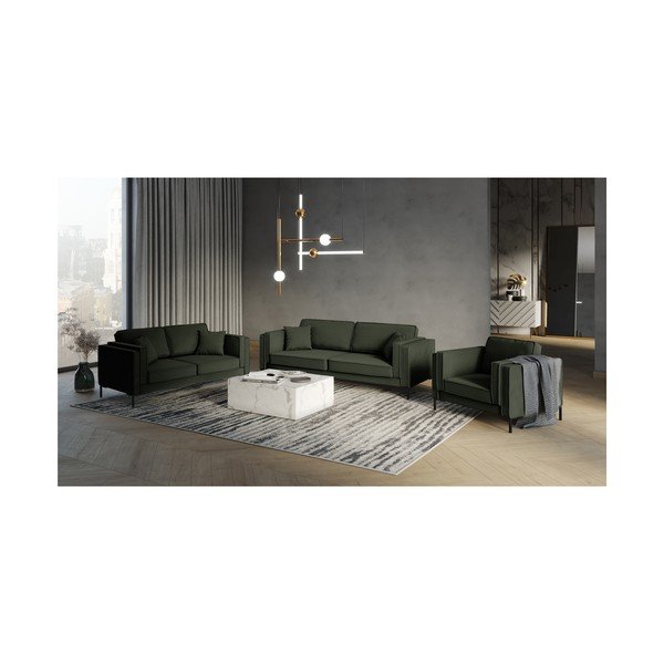 Тъмнозелен диван , 230 cm Attilio - Milo Casa-image-4