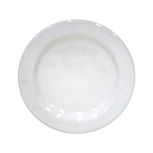 Бяла десертна чиния от фаянс Fattoria, ⌀ 23 cm - Casafina