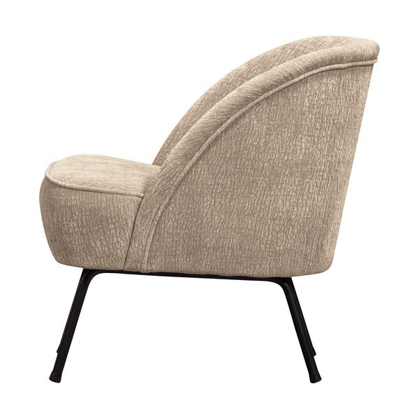 Бежово шенилово кресло Vogue – WOOOD-image-2