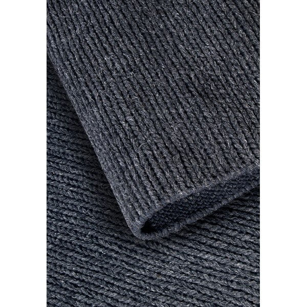 Тъмносив ръчно изработен вълнен килим 80x150 cm Francois – Villeroy&Boch-image-4