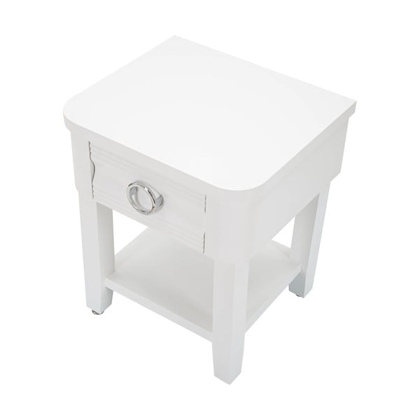 Нощно шкафче от бяла ела Shine - Mauro Ferretti-image-4