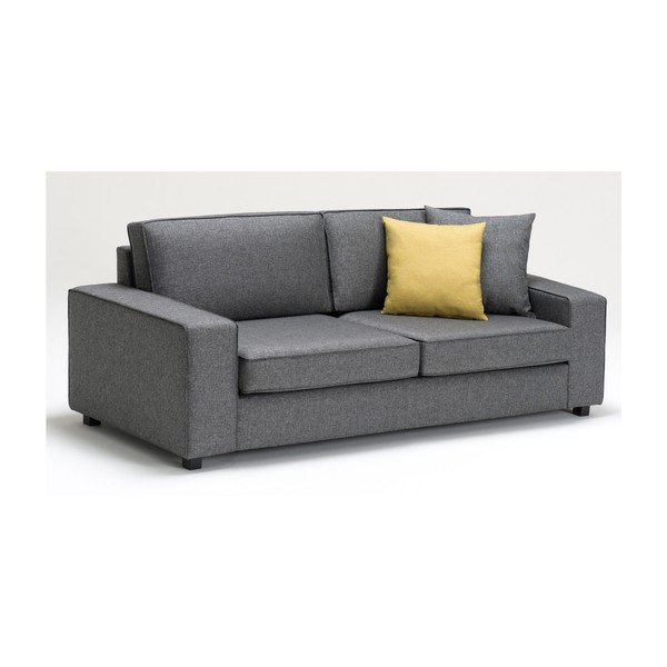 Сив диван с три места Doty - Balcab Home-image-1