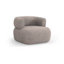 Бежово кресло от плат букле Jenny – Micadoni Home