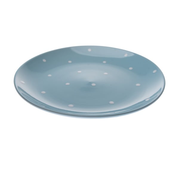 Керамична чиния Dottie, небесно синьо, ø 20 cm - Dakls