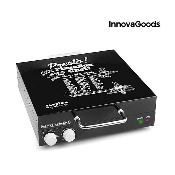 Elektrický box na pizzu s kuchařkou InnovaGoods, výkon 1200W-image-2