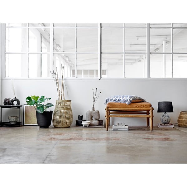 Черна метална ваза , височина 20,5 cm Itamar - Bloomingville-image-1