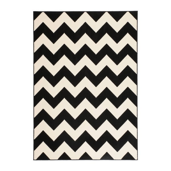 Černo-bílý koberec Kayoom Maroc, 80 x 150 cm