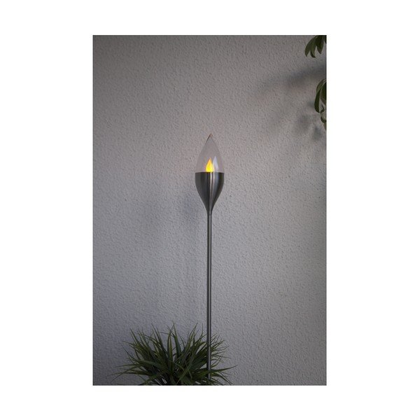 Външно соларно LED осветително тяло от неръждаема стомана, височина 115 cm Olympos - Star Trading-image-2