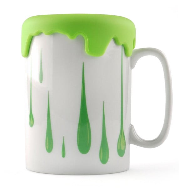 Порцеланова чаша Kutahya Green Drippy - Kütahya Porselen