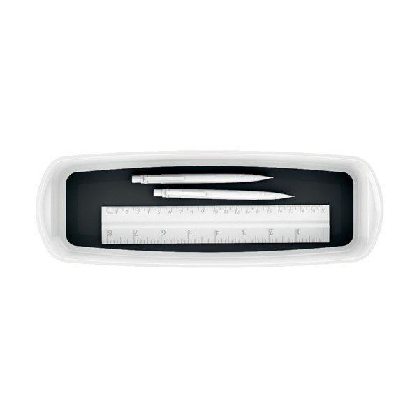 Бял и черен пластмасов органайзер за канцеларски материали MyBox - Leitz-image-2