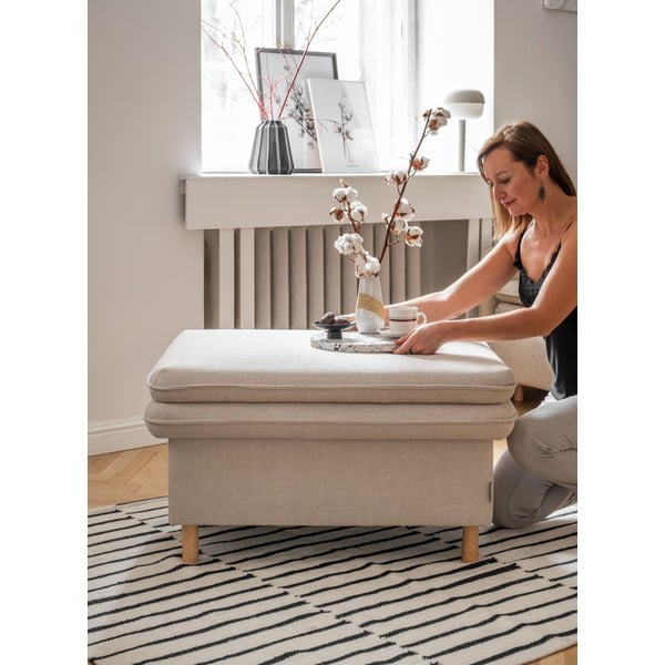 Бежова табуретка Simon – Miuform-image-2