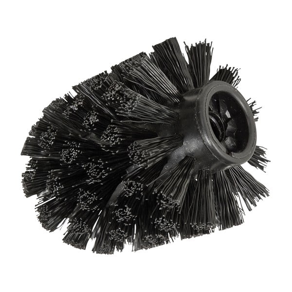 Черна сменяема глава за четка за тоалетна, ø 7,5 cm - Wenko