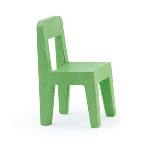Детски зелен стол Seggiolina Pop - Magis