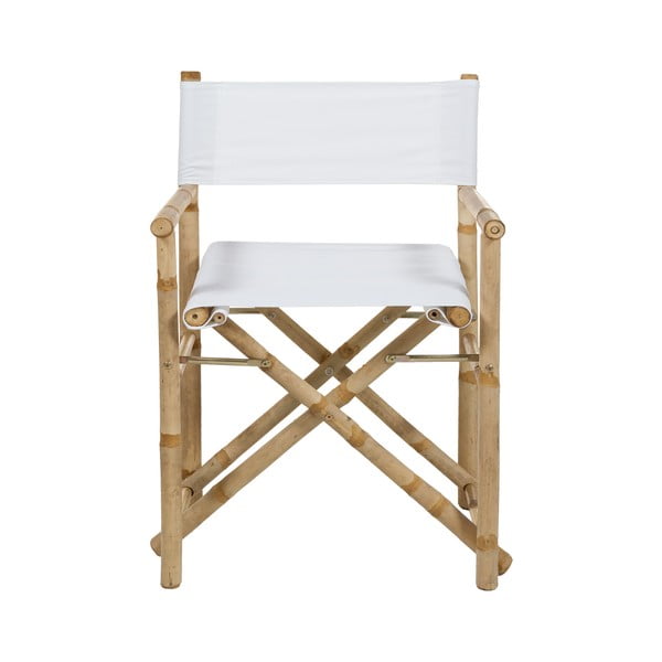 Бамбуков стол с бяла седалка Холивуд - Santiago Pons