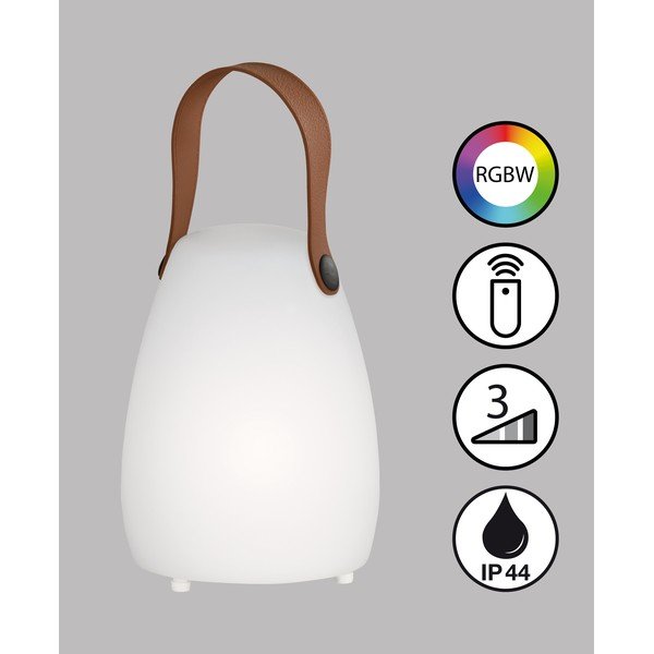 LED преносимо външно осветително тяло с дистанционно управление с USB ø 12 cm Ruby – Fischer & Honsel-image-2