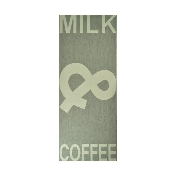 Kuchyňský koberec Milk&Coffee 80x200 cm, šedý