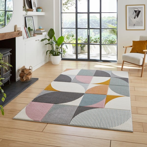Сив килим 120x170 cm Matrix – Think Rugs-image-1