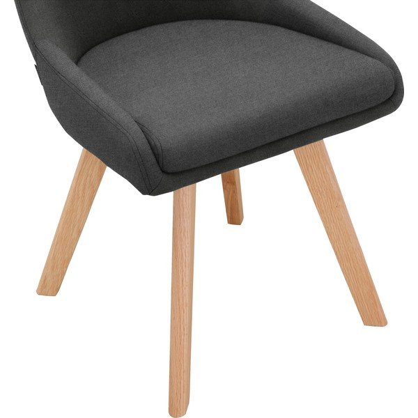 Тъмносив трапезен стол Rudi – Støraa-image-4